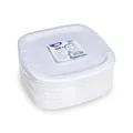 Weiteres Produktbild Pappteller quadratisch weiß 24 x 24 cm [100 St.]
