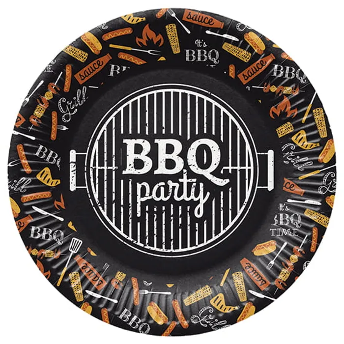 Hauptproduktbild Papírový talíř (FSC Mix) BBQ Party O23cm [8 ks]