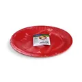 Weiteres Produktbild Pappteller (FSC Mix) rot Durchmesser 23cm [10 St.]