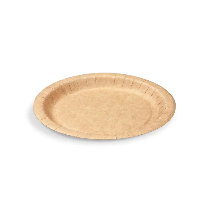 Hauptproduktbild Papírový talíř (FSC Mix) kraft Ø18cm [100 ks]