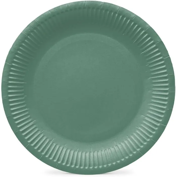 Hauptproduktbild Papírový talíř (FSC Mix) Monocolor dark green O23cm [8 ks]