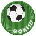 Pappteller (FSC Mix) Soccer ball green O23cm [8 Stk]