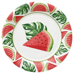 Pappteller (FSC Mix) Tasty Watermelons O23cm [8 Stk]