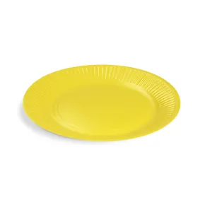 Pappteller (FSC Mix) gelb Durchmesser 23cm [10 St.]