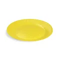 Pappteller (FSC Mix) gelb Durchmesser 23cm [10 St.]