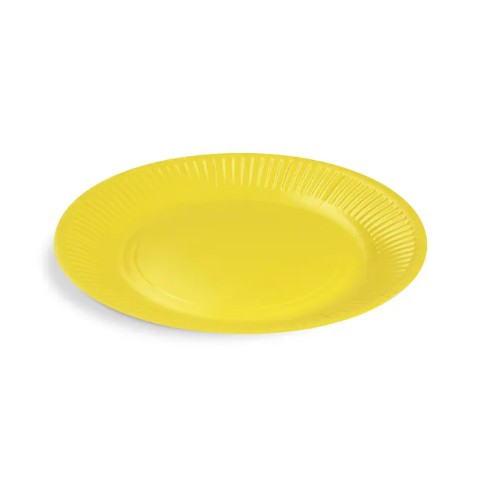 Hauptproduktbild Papírový talíř (FSC Mix) žlutý průměr 23cm [10 ks]