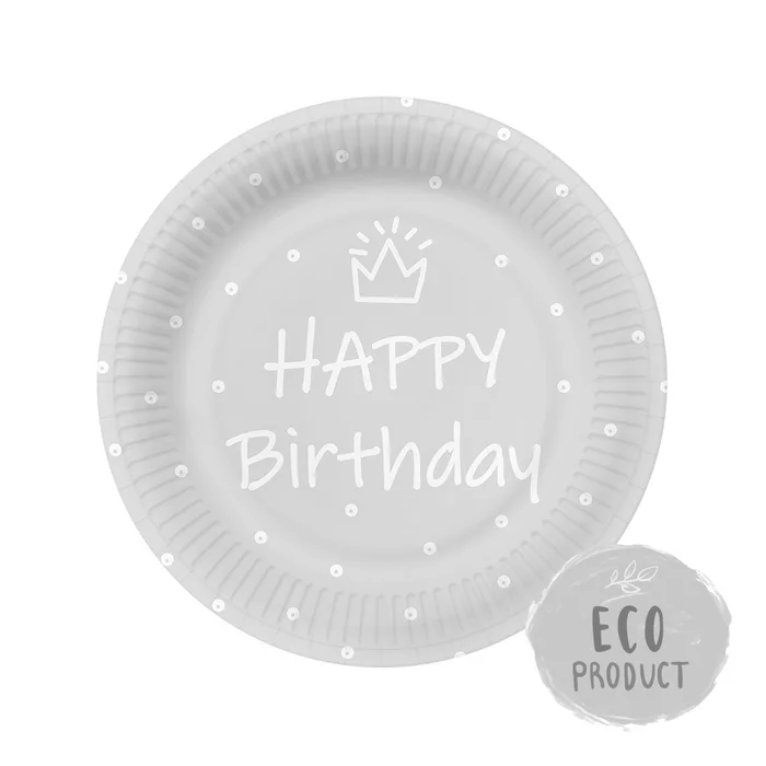 Hauptproduktbild Papírový talíř PAW Eco 23 cm Special Day - light blue