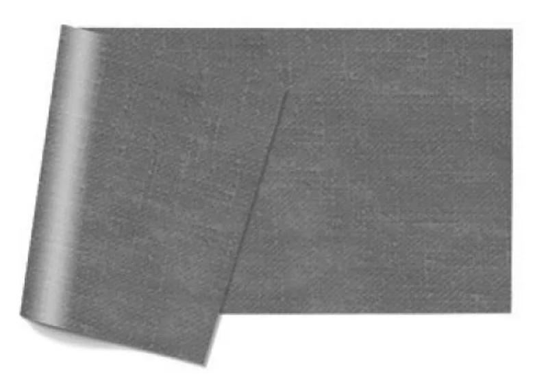 Hauptproduktbild Papírový ubrus 100 x 100 cm efekt netkaná textílie antracit [20 ks]
