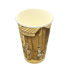 Pappbecher 0,4 l CTG O90mm Paris [50 Stück]