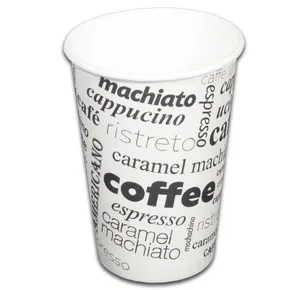 Pappbecher "Coffee to go" durchmesser 80mm 280ml `M: 0,2L/8oz` [50 St.]