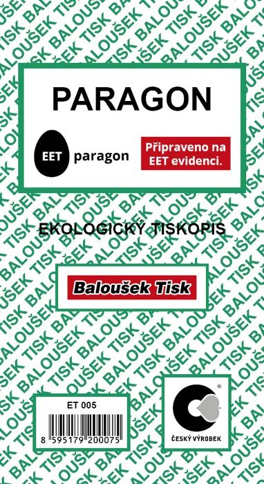 Hauptproduktbild Paragon obyčejný ET005