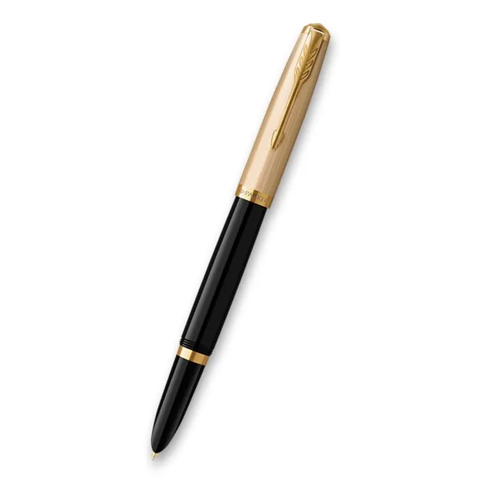 Hauptproduktbild Parker 51 Deluxe Black GT 18K hrot M