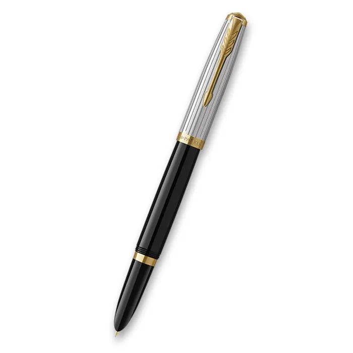 Hauptproduktbild Parker 51 Deluxe Plum GT 18K plnicí pero hrot M