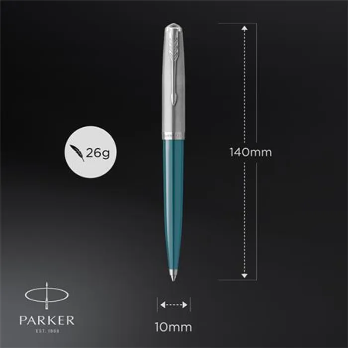 Hauptproduktbild Parker 51 Teal Blue CT kuličkové pero