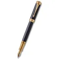 Parker Duofold Prestige Blue Chevron F-Spitze