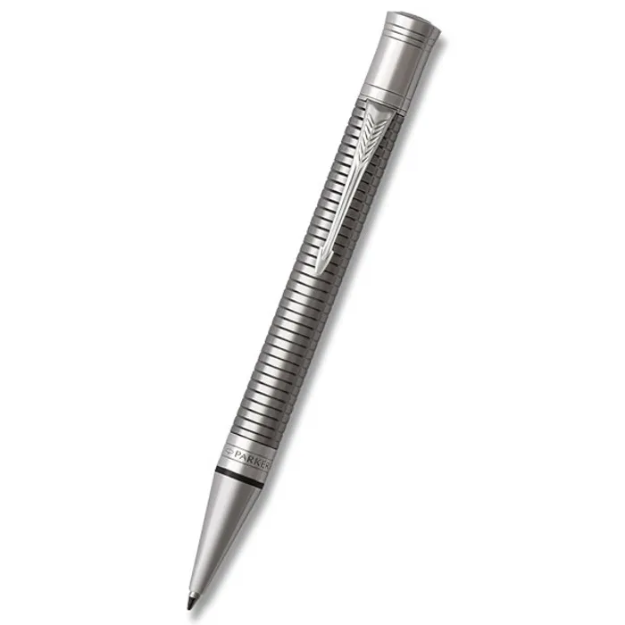 Hauptproduktbild Parker Duofold Prestige Ruthenium Chiselled kuličková tužka
