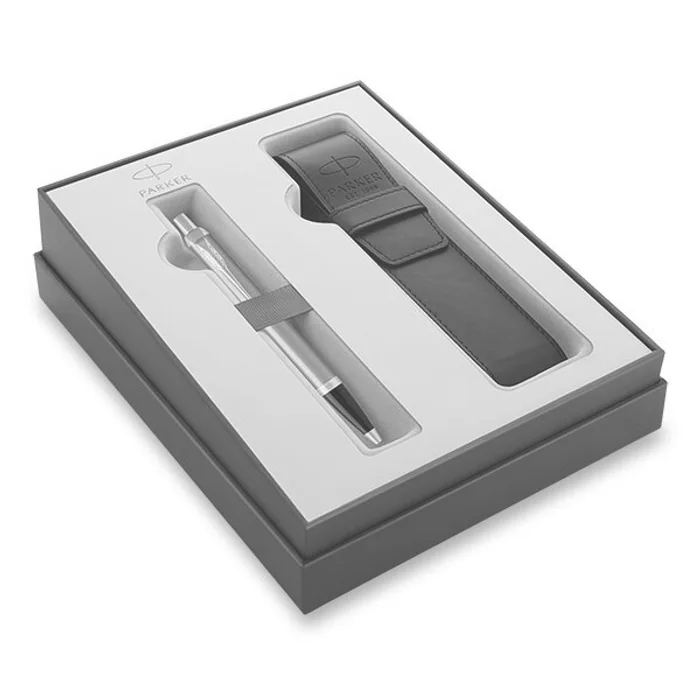 Hauptproduktbild Parker IM Brushed Metal GT kuličkové pero, dárková kazeta s pouzdrem