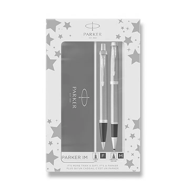 Hauptproduktbild Parker IM Brushed Metal GT sada roller a kuličková tužka
