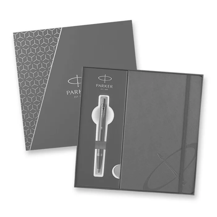 Hauptproduktbild Parker IM Monochrome Burgundy sada kuličkové pero a zápisník
