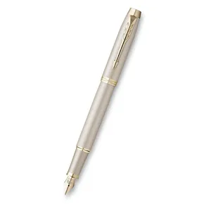 Parker IM Monochrome Champagner Füllfederhalter Feder M