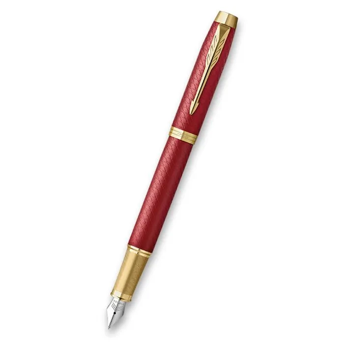 Hauptproduktbild Parker IM Premium Red GT plnicí pero, hrot F, dárková kazeta s pouzdrem