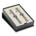 Parker IM Premium Warm Grey GT sada plnicí pero a kuličková tužka