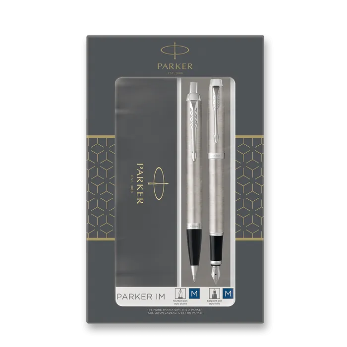 Hauptproduktbild Parker IM Stainless Steel CT sada plnicí a kuličkové pero