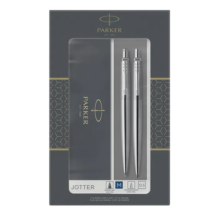 Hauptproduktbild Parker Jotter Stainless Steel CT sada kuličková a mechanická tužka