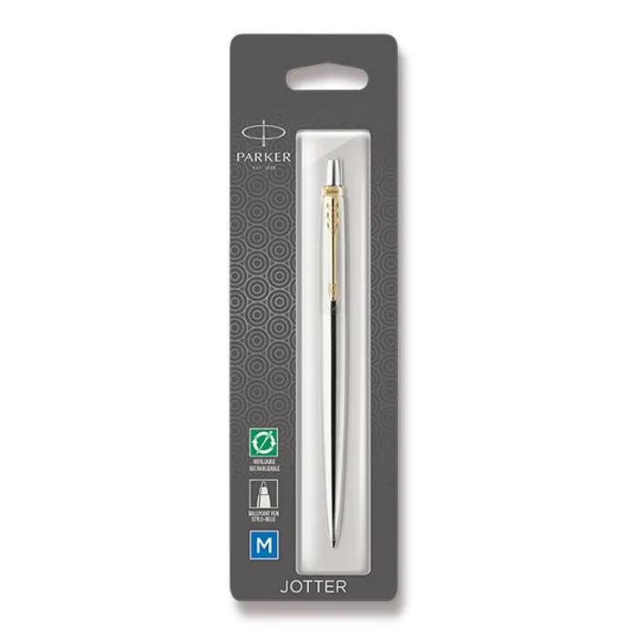 Hauptproduktbild Parker Jotter Stainless Steel GT kuličková tužka, blistr