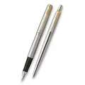 Weiteres Produktbild Parker Jotter Edelstahl GT Füllfederhalter und Kugelschreiber im Set