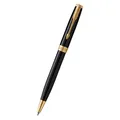 Weiteres Produktbild Parker Sonnet Black GT kuličkové pero, dárková kazeta s koženým pouzdrem