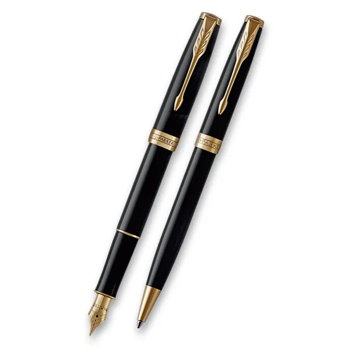 Hauptproduktbild Parker Sonnet Black GT sada plnicí pero a kuličková tužka