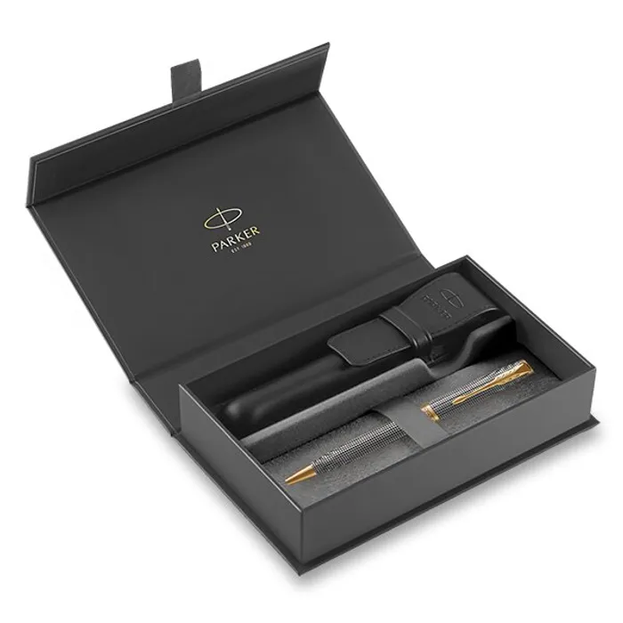 Hauptproduktbild Parker Sonnet Deluxe Silver Chiselled GT kuličkové pero, dárková kazeta s kožeým pouzdrem