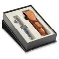 Weiteres Produktbild Parker Sonnet Premium Metal Blue CT kuličková tužka, dárková sada s pouzdrem
