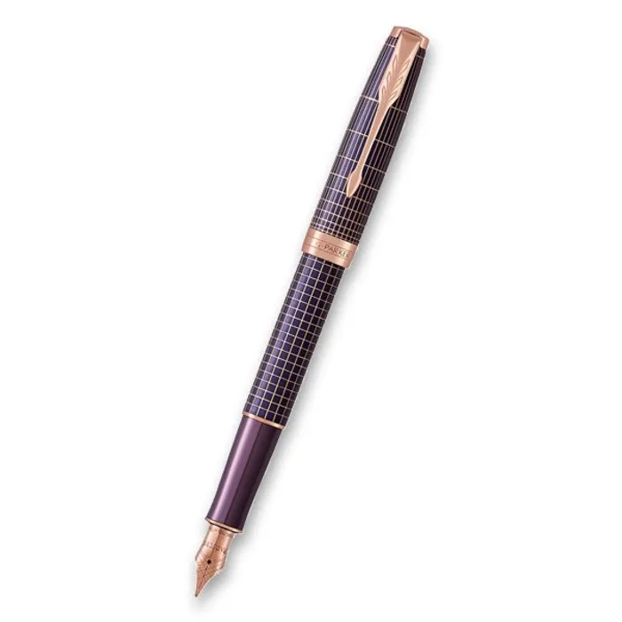 Hauptproduktbild Parker Sonnet Purple Chiselled PGT hrot F