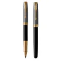 Parker Sonnet GT-Walze in Silber und Schwarz