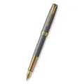Parker Sonnet Silver Chiselled GT Feder F