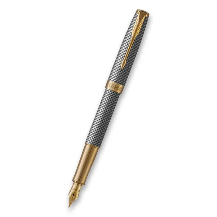 Hauptproduktbild Parker Sonnet Silver Chiselled GT hrot F