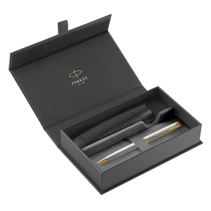 Hauptproduktbild Parker Sonnet Stainless Steel GT kuličkové pero, dárková kazeta s pouzdrem