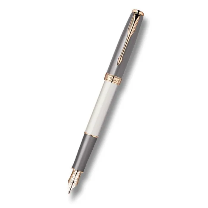 Hauptproduktbild Parker Sonnet Subtle Grey Pearl 18K plnící pero, hrot F