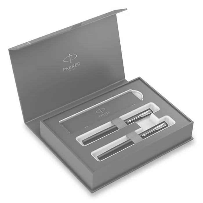 Hauptproduktbild Parker Vector XL Black sada plnicí pero a roller