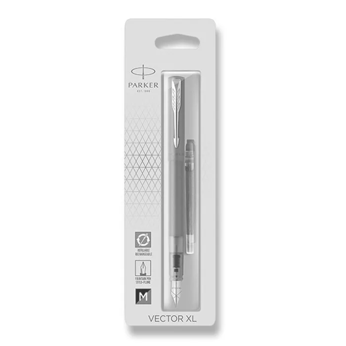 Hauptproduktbild Parker Vector XL Teal plnicí pero, hrot M, blistr