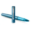 Parker Vector XL Teal Roller, F-Spitze