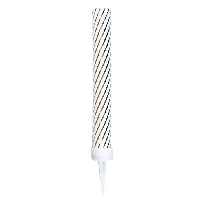 Hauptproduktbild Párty fontána 12 cm – zlaté proužky [1 ks]
