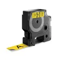 Weiteres Produktbild Dymo Original Schriftband, Dymo, 45808, S0720880, schwarz Druck/gelb Unterl., 7m, 19mm, D1