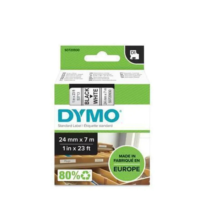 Hauptproduktbild Páska, 24 mm x 7 m, DYMO "D1", černá-bílá