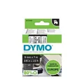 Klebeband, 9 mm x 7 m, DYMO „D1“, weiß-schwarz