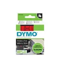 Dymo Original Schriftband, Dymo, 40917, S0720720, schwarz Druck/rot Unterl., 7m, 9mm, D1