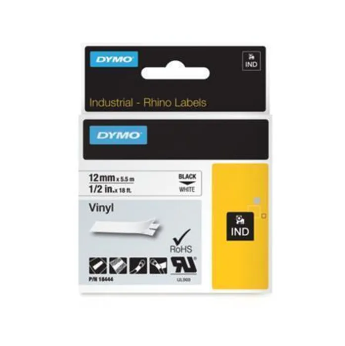 Hauptproduktbild Páska, vinylová, 12 mm, bílá, DYMO