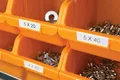 Weiteres Produktbild Dymo Original Schriftband, Dymo, 18444, S0718600, schwarz Druck/weiss Unterl., 5.5m, 12mm, RHINO Vinyl-Band D1